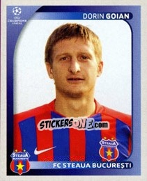 Cromo Dorin Goian - UEFA Champions League 2008-2009 - Panini