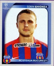 Figurina Sorin Ghionea - UEFA Champions League 2008-2009 n. 505 - Panini
