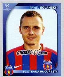 Cromo Pawel Golanski - UEFA Champions League 2008-2009 - Panini