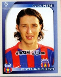Sticker Ovidiu Petre - UEFA Champions League 2008-2009 n. 510 - Panini
