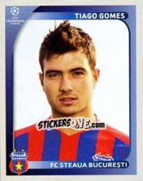Cromo Tiago Gomes - UEFA Champions League 2008-2009 n. 513 - Panini
