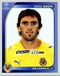 Sticker Diego Godin - UEFA Champions League 2008-2009 n. 522 - Panini