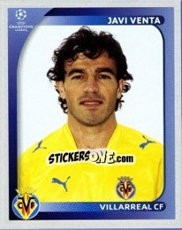 Cromo Javi Venta - UEFA Champions League 2008-2009 - Panini