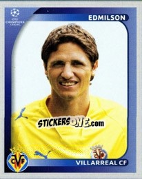 Sticker Edmilson - UEFA Champions League 2008-2009 n. 525 - Panini