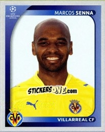 Sticker Marcos Senna - UEFA Champions League 2008-2009 n. 526 - Panini