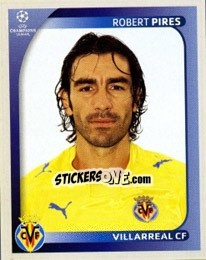 Sticker Robert Pires - UEFA Champions League 2008-2009 n. 527 - Panini