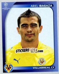 Cromo Ariel Ibagaza - UEFA Champions League 2008-2009 n. 529 - Panini