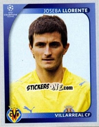 Cromo Joseba Llorente - UEFA Champions League 2008-2009 - Panini