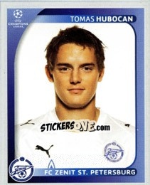 Sticker Tomas Hubocan - UEFA Champions League 2008-2009 n. 540 - Panini