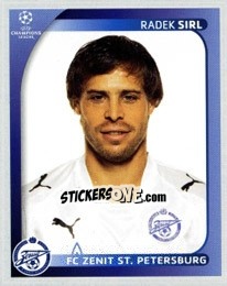 Sticker Radek Sirl - UEFA Champions League 2008-2009 n. 542 - Panini