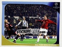 Sticker All-Time Goalscorers - UEFA Champions League 2008-2009 - Panini