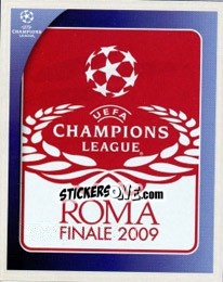 Sticker UEFA Champions League Roma Finale 2009