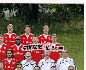 Sticker 2009/2010 Team Photo (2) - FC Bayern München 2009-2010 - Panini