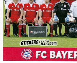 Sticker 2009/2010 Team Photo (3) - FC Bayern München 2009-2010 n. 4 - Panini