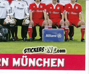 Sticker 2009/2010 Team Photo (4) - FC Bayern München 2009-2010 n. 5 - Panini
