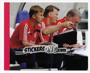 Sticker Louis van Gaal - FC Bayern München 2009-2010 n. 10 - Panini