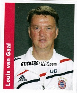Sticker Louis van Gaal - FC Bayern München 2009-2010 - Panini