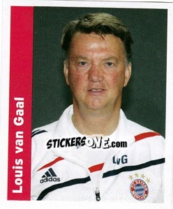 Sticker Louis van Gaal - FC Bayern München 2009-2010 n. 11 - Panini