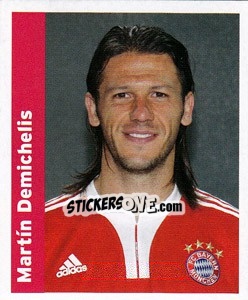 Sticker Martin Demichelis - FC Bayern München 2009-2010 n. 32 - Panini
