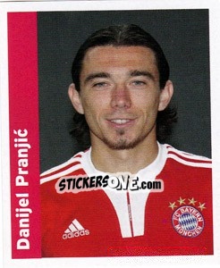 Cromo Danijel Pranjic - FC Bayern München 2009-2010 - Panini