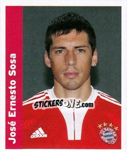 Sticker Jose Ernesto Sosa - FC Bayern München 2009-2010 n. 91 - Panini
