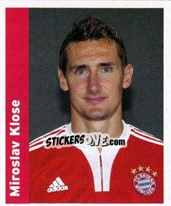 Sticker Miroslav Klose - FC Bayern München 2009-2010 n. 98 - Panini