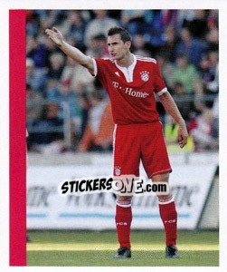 Sticker Miroslav Klose - FC Bayern München 2009-2010 n. 100 - Panini