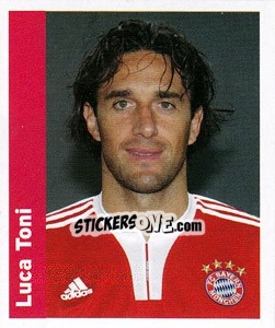 Cromo Luca Toni - FC Bayern München 2009-2010 - Panini