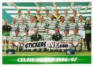 Sticker Celtic Squad 1996/97 - Scottish Premier Division 1996-1997 n. 35 - Panini