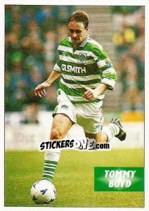 Sticker Tommy Boyd - Scottish Premier Division 1996-1997 - Panini