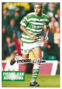 Cromo Pierre Van Hooijdonk - Scottish Premier Division 1996-1997 - Panini