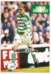 Figurina Simon Donnelly - Scottish Premier Division 1996-1997 - Panini