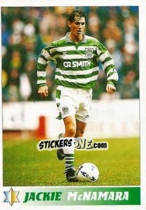 Sticker Jackie McNamara (Rising Star) - Scottish Premier Division 1996-1997 - Panini