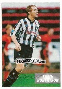 Cromo Craig Robertson - Scottish Premier Division 1996-1997 - Panini