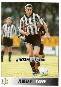 Cromo Andy Tod (Rising Star) - Scottish Premier Division 1996-1997 - Panini