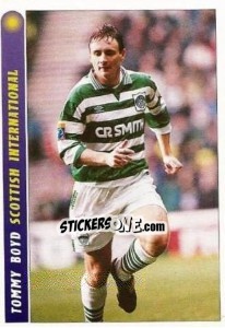 Cromo Tommy Boyd - Scottish Premier Division 1996-1997 - Panini