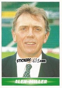 Sticker Alex Miller (Manager) - Scottish Premier Division 1996-1997 - Panini