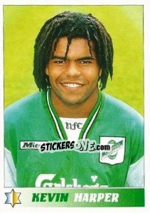 Sticker Kevin Harper (Rising Star) - Scottish Premier Division 1996-1997 - Panini