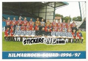 Figurina Kilmarnock Squad 1996/97 - Scottish Premier Division 1996-1997 - Panini