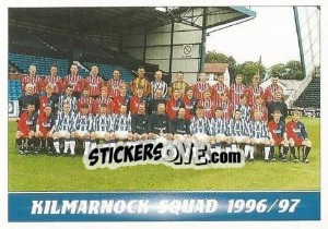 Sticker Kilmarnock Squad 1996/97 - Scottish Premier Division 1996-1997 n. 191 - Panini