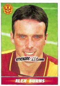 Cromo Alex Burns - Scottish Premier Division 1996-1997 - Panini