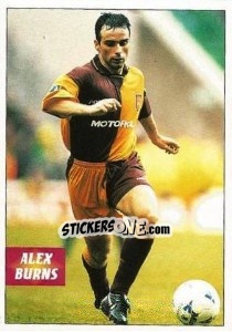 Sticker Alex Burns - Scottish Premier Division 1996-1997 - Panini
