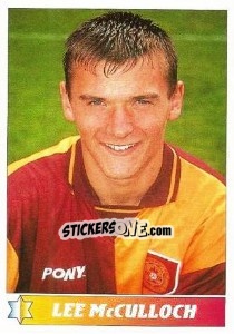 Sticker Lee McCulloch (Rising Star) - Scottish Premier Division 1996-1997 - Panini