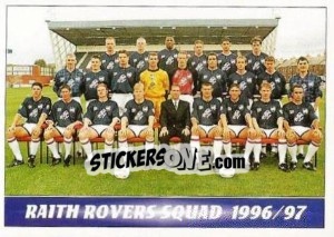 Sticker Raith Rovers Squad 1996/97 - Scottish Premier Division 1996-1997 - Panini