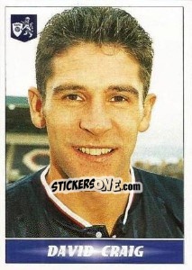 Cromo David Craig - Scottish Premier Division 1996-1997 - Panini