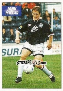 Sticker John Millar - Scottish Premier Division 1996-1997 - Panini