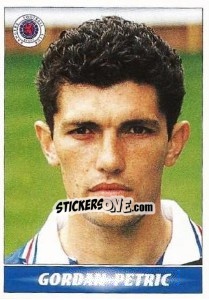 Sticker Gordan Petric - Scottish Premier Division 1996-1997 - Panini