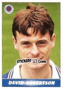 Cromo David Robertson - Scottish Premier Division 1996-1997 - Panini