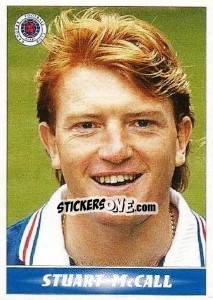 Cromo Stuart McCall - Scottish Premier Division 1996-1997 - Panini