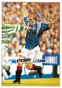 Cromo Stuart McCall - Scottish Premier Division 1996-1997 - Panini